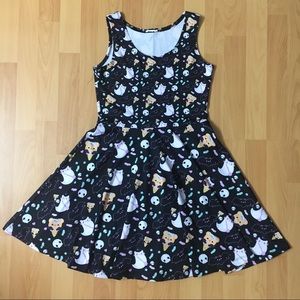 Kawaii Halloween Sweets Dress 🎃🍦🦇💀👻🖤